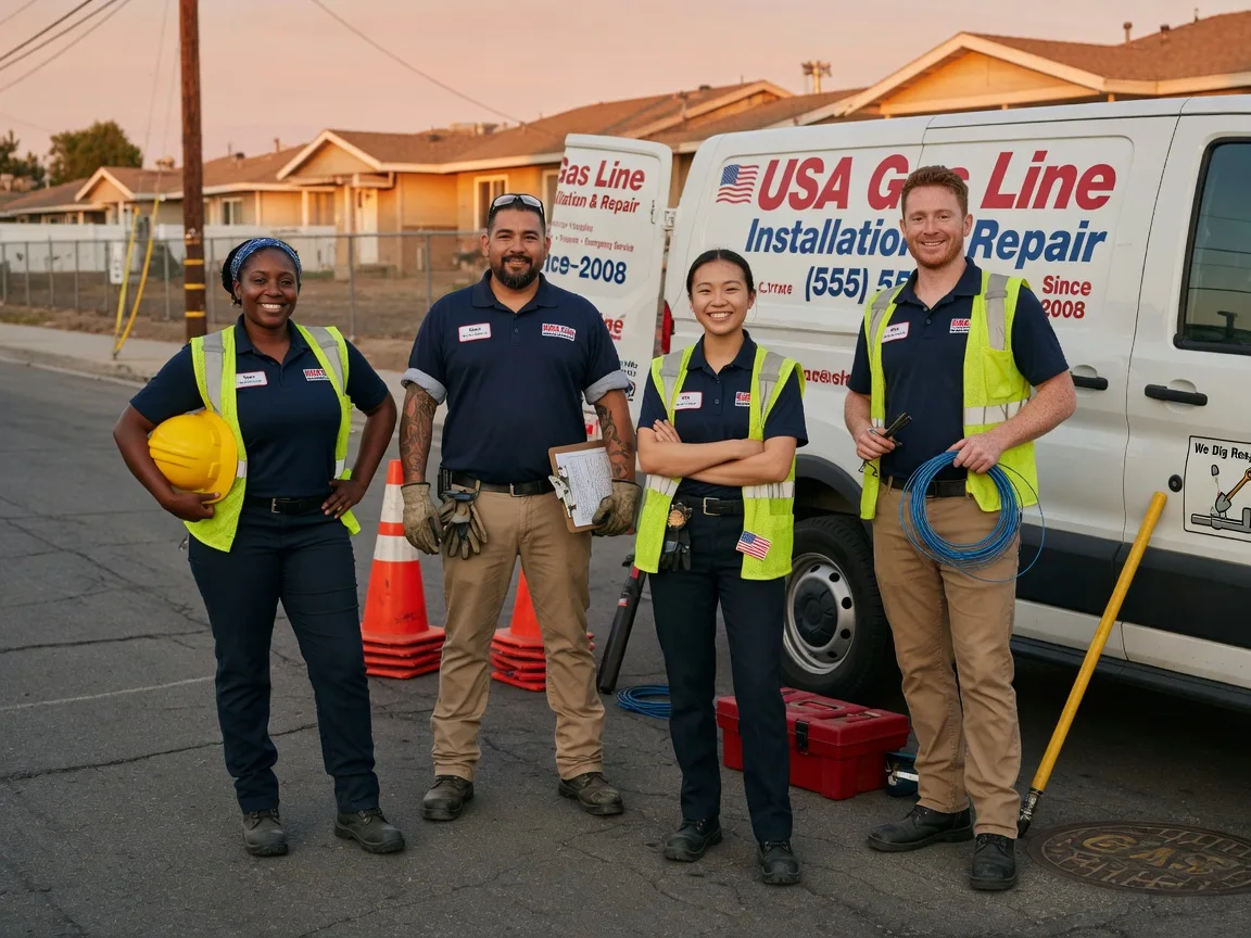 Gas Line Installation company in Melrose, LA